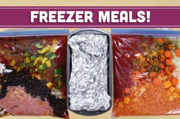 Freezer Meals! Easy Healthy Lunch & Dinner Recipes - Mind Over Munch