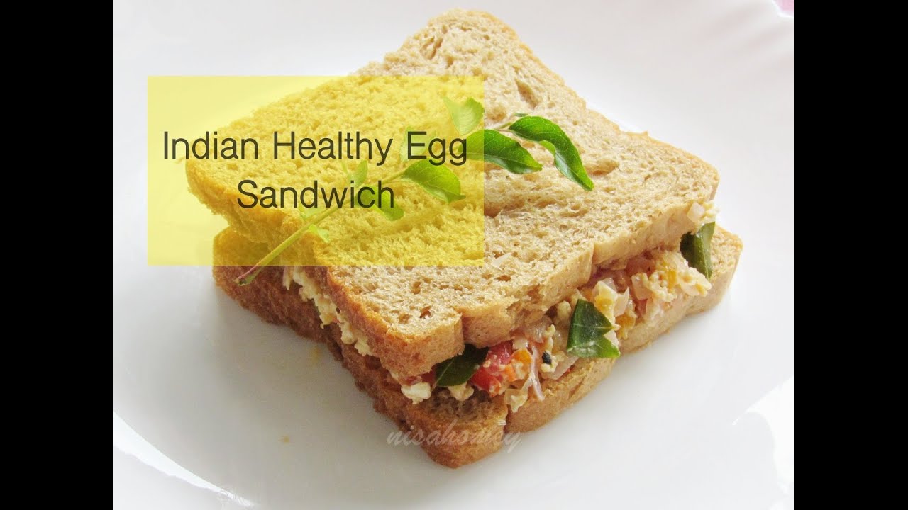 Indian Style Healthy Egg Sandwich Recipe – Egg Bhurji Sandwich – Indian Healthy Breakfast Recipes Indian Style Healthy Egg Sandwich Recipe - Egg Bhurji Sandwich - Indian Healthy Breakfast Recipes