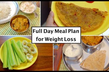Full Day Weight Loss Meal Plan || Indian Healthy Recipes