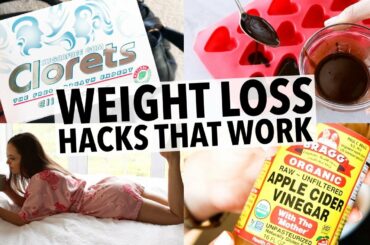 20 WEIGHT LOSS HACKS EVERY GIRL SHOULD KNOW - THAT ACTUALLY WORK!