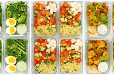 Vegetarian Meal Prep Recipes | Back to School + Healthy + Quick + Easy
