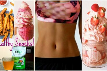 LOSE WEIGHT & GET FIT | Healthy Snack Ideas 2015 | Ice Cream Recipe!