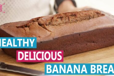 How to Make Healthy Banana Bread | No Sugar!