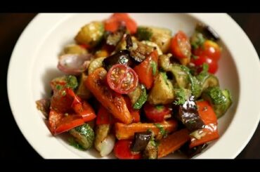 Roasted Vegetable Salad Recipe | Quick & Easy Baked Veg Salad | Ruchi's Kitchen