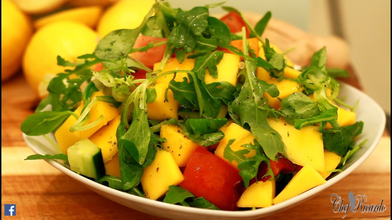 Amazing Mango Salad (Healthy) | Recipes By Chef Ricardo Amazing Mango Salad (Healthy) | Recipes By Chef Ricardo