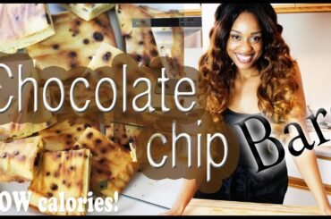 Low Calorie Snack ■ ＼＼Chocolate Chip Bars ／／■ Easy Recipe