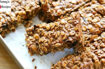 Homemade Protein Bars Recipe - Healthy Granola Bars - Oats Recipes For Weight Loss | Skinny Recipes