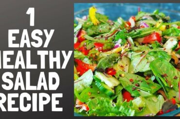1 EASY HEALTHY SALAD RECIPE | Chef Ricardo Cooking
