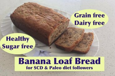 This is Healthiest Banana loaf Bread (made with Almond Flour)