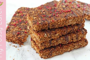 Chocolate Quinoa Granola Bars | Healthy Snack Recipe