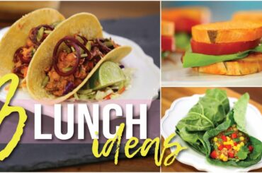 3 Healthy Lunch Ideas! 28 Day Reset Approved w/ Vegan Options