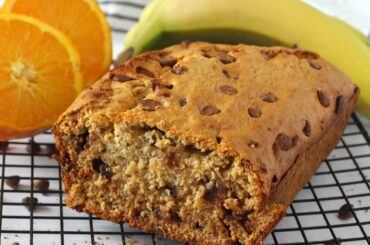 Chocolate Orange Banana Bread | Healthy Banana Bread