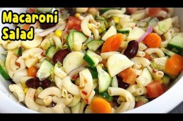 How To Make Healthy Macaroni Salad Recipe / Recipe For Diet /By Yasmin’s Cooking