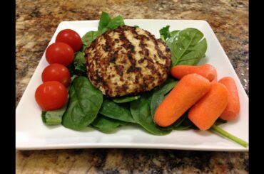 Healthy Turkey Patties Recipe - HASfit Healthy Dinner Recipes - Turkey Patty Recipe - Atkins Recipes