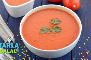 Healthy Tomato Soup (Low Calorie) by Tarla Dalal
