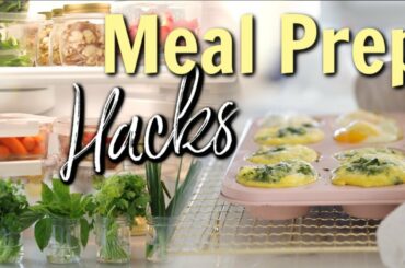 Meal Prep HACKS For Quick & Healthy Meals! MissLizHeart