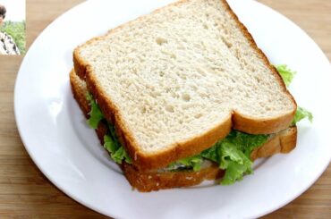 5 Minute Evening Snack - Healthy & Oil Free Easy Potato Sandwich Recipe Weight Loss- Skinny Recipes