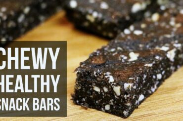 Chewy Healthy Snack Bars | Homemade Energy Snack Recipe by Forkly