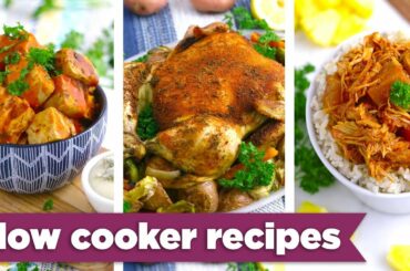 3-Ingredient Slow Cooker Healthy Recipes - Mind Over Munch