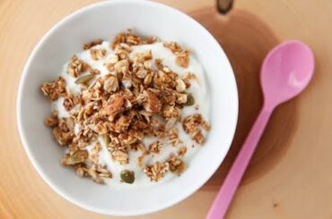 Super Healthy Granola - Breakfast Recipes - Weelicious