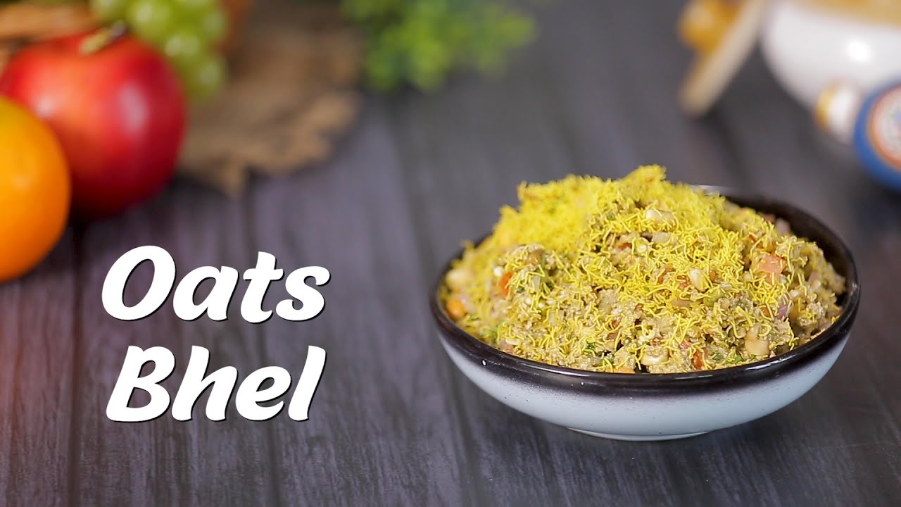 Oats Bhel | Oats Recipe For Weight Loss | Healthy Snacks Recipes | Chaat Recipe By Megha Joshi Oats Bhel | Oats Recipe For Weight Loss | Healthy Snacks Recipes | Chaat Recipe By Megha Joshi
