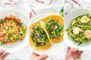 QUICK Dinner Recipes | healthy paleo recipes under 10 minutes!