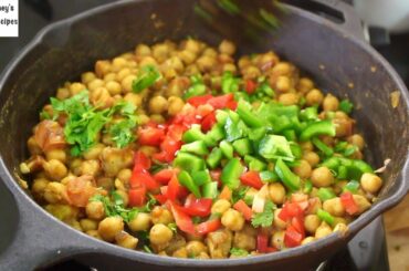 Healthy Chickpea/Channa Salad Recipe For Weight Loss -Easy Dinner Salad Recipes To Lose Weight Fast-