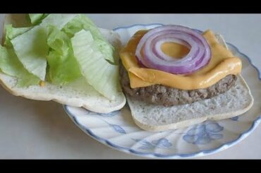 Healthy Low Fat, Low Calorie Burger