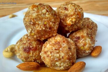 Energy Laddu | Healthy Snacks Recipe in Hindi by Indian Food Made Easy