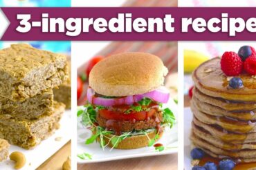 CRAZY 3 Ingredient Healthy Recipes! Sweet & Savory! - Mind Over Munch