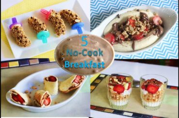 5 No-Cook Breakfast Video Recipes by Bhavna