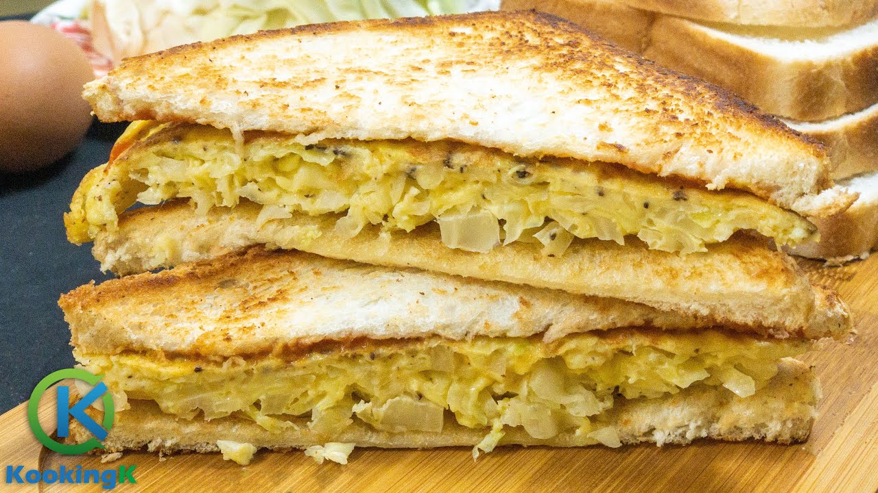 Healthy Egg Sandwich Recipe – Quick & Easy Breakfast Recipe by KooKingK Healthy Egg Sandwich Recipe - Quick & Easy Breakfast Recipe by KooKingK