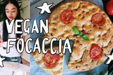 Vegan Focaccia Bread Recipe | Easy | Simple | Healthy | Delicious