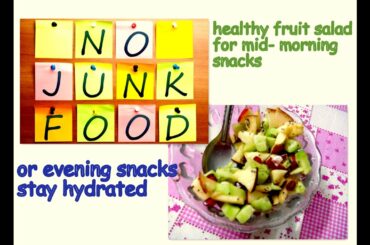 Healthy Weight Loss Salad Recipe | Indian Vegetarian Fruit Salad Recipes for Weight Loss