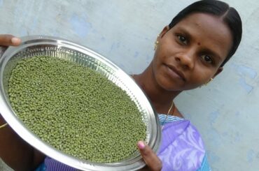 Easy and Healthy Snacks ~ Green Gram Sweet  Recipe ~ பாசி  (பச்சை) பயறு இனிப்பு  சுண்டல்,,