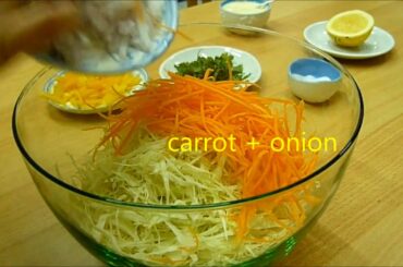CABBAGE SALAD RECIPE  CABBAGE WITH BELL PEPPER #salad #cabbage