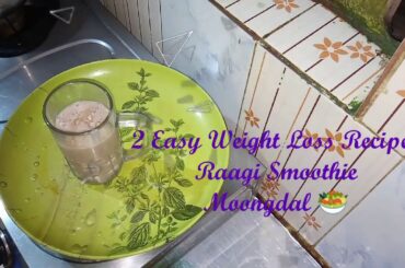 How to Prepare Ragi Smoothie|Healthy breakfast ideas|Low Calorie Recipes