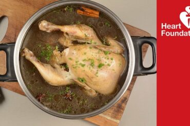 Poached Chicken and Stock | Healthy Recipes & Meals | Heart Foundation NZ