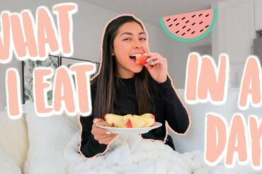 WHAT I EAT IN A DAY! Healthy & Quick Recipes!!