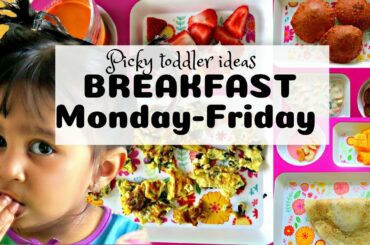 5 Indian Breakfast recipes for toddlers | Weight gain foods for toddlers | Toddler breakfast recipes
