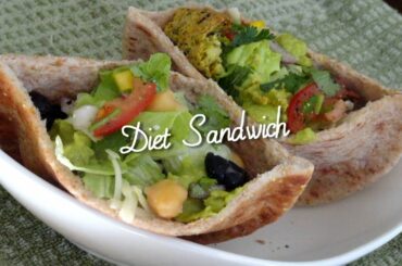 Healthy Sandwich Recipes & Tips... Eating Well by Bhavna - Falafel Beans Diet
