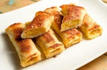 Bread Banana Toast | Healthy Evening Snacks Bread Banana Toast | Manchatti Kitchen