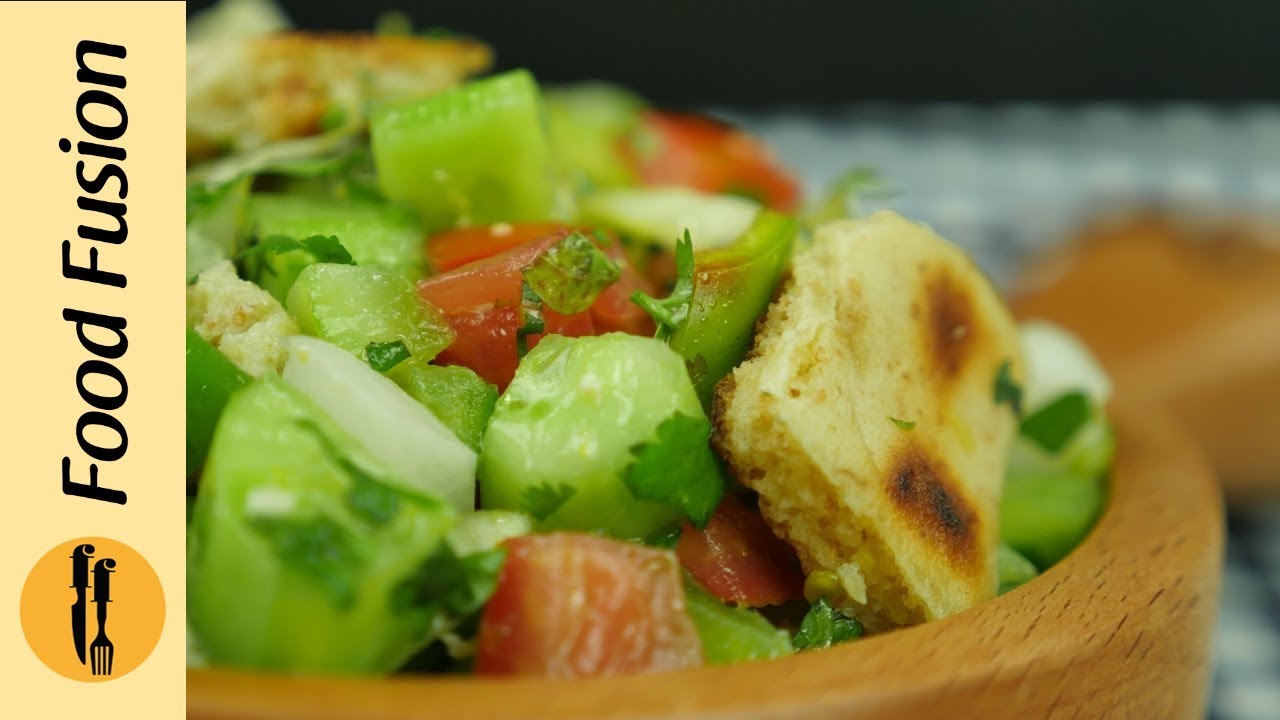 Fattoush Salad Recipe by Food Fusion Fattoush Salad Recipe by Food Fusion