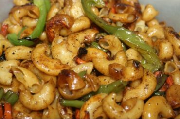 Healthy Weight Loss Diet Recipes | Wheat Pasta with Stir fry Vegetable & Soya Sauce