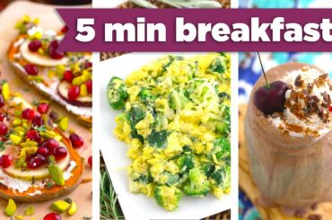 5 Minute Breakfasts for Winter! Easy Healthy Recipes!  - Mind Over Munch