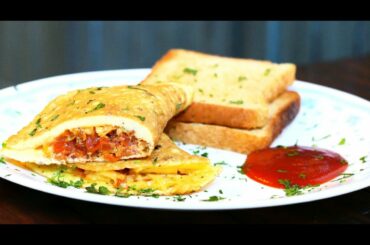 Stuffed MASALA Omelette - Egg recipes Indian style - BeerBiceps HEALTHY Breakfast Recipes