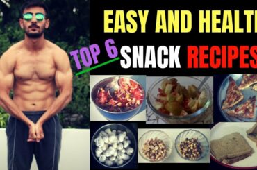 6 Quick and Healthy Snacks - Indian Snack Recipes