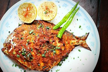 Fish Recipes Indian Style - HEALTHY Fish recipes for WEIGHT LOSS - GRILLED Pomfret recipe