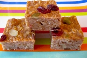 Healthy Breakfast Recipes: How to Make Oatmeal Bars On-The-Go - Weelicious