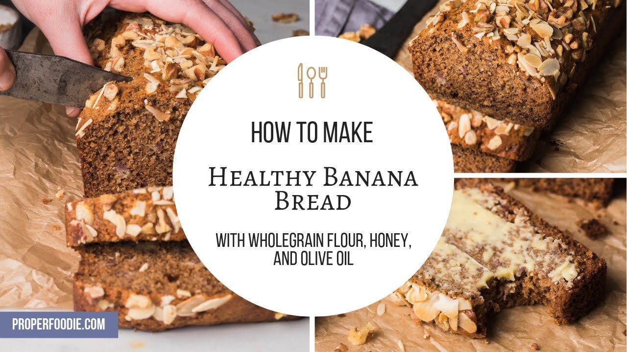 Banana Bread Recipe (Healthy and Wholegrain) Banana Bread Recipe (Healthy and Wholegrain)